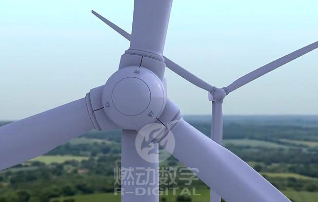 風力發電機原理及安裝施工三維動畫演示