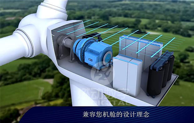 風力發電機原理及安裝施工三維動畫演示 