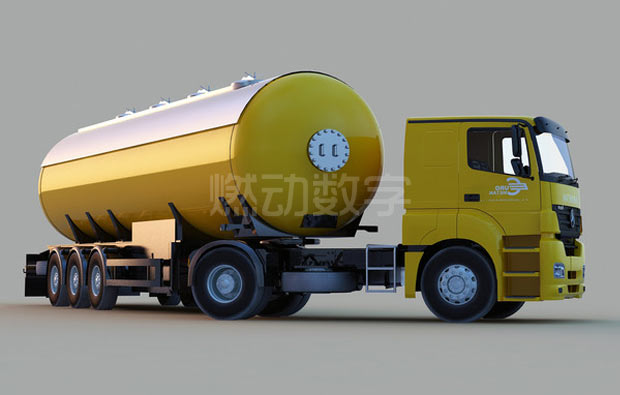 油罐車（危險(xiǎn)品車）三維動(dòng)畫仿真演示