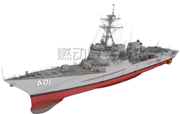 戰列艦/軍艦三維仿真動畫演示